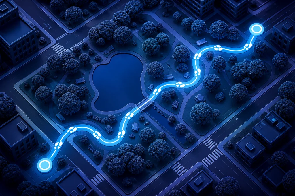 Walking Route Distance Calculator
